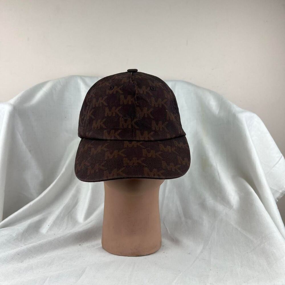 Michael Kors Brown Monogram Cap